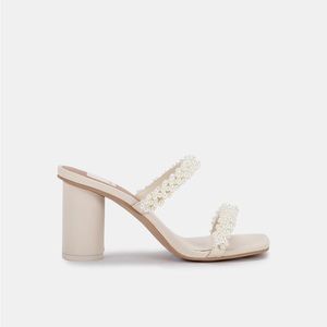 NOEL HEELS VANILLA PEARLS